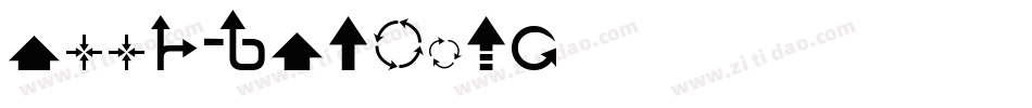 ArrowBlack字体转换