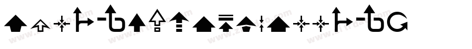 ThrowingAxesArrow字体转换