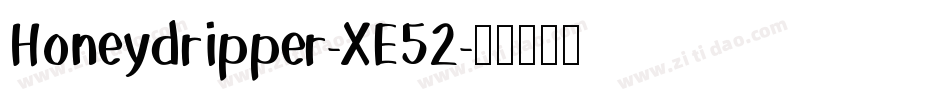 Honeydripper-XE52字体转换
