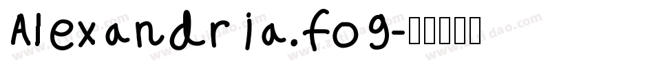 Alexandria.fog字体转换