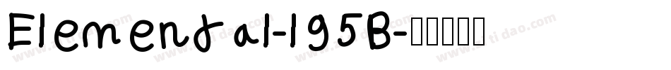 Elemental-lg5B字体转换