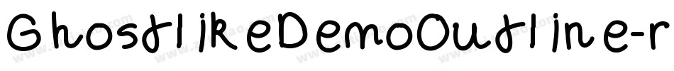 GhostlikeDemoOutline-rgr5B字体转换