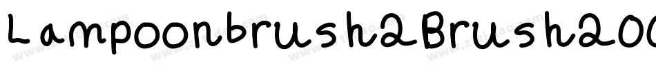 Lampoonbrush2Brush2001001-7j5B字体转换