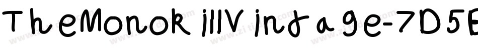 TheMonokillVintage-7D5B字体转换