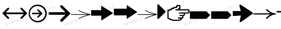 DNealianArrows字体转换