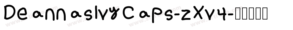 DeannasIvyCaps-zXv4字体转换