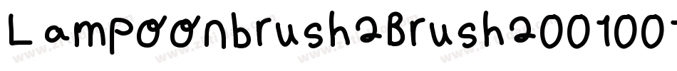 Lampoonbrush2Brush2001001-7j5B字体转换