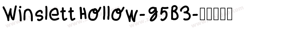WinslettHollow-g5B3字体转换