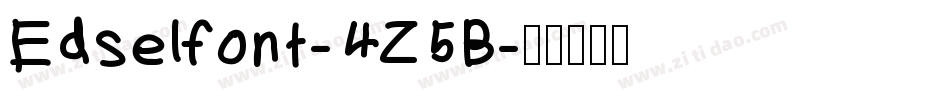 Edselfont-4Z5B字体转换