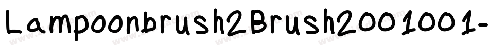 Lampoonbrush2Brush2001001-7j5B字体转换