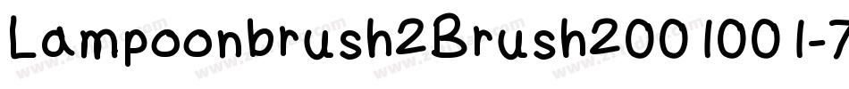 Lampoonbrush2Brush2001001-7j5B字体转换