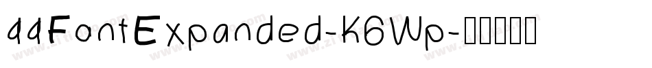 44FontExpanded-K6Wp字体转换
