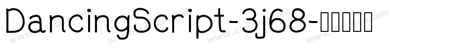 DancingScript-3j68字体转换