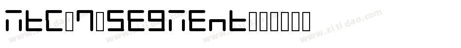 MTC-7-Segment字体转换