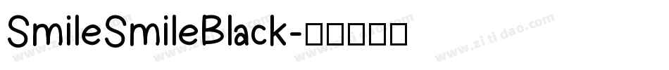 SmileSmileBlack字体转换