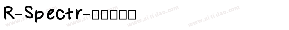R-Spectr字体转换