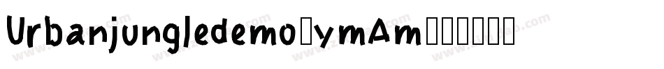 Urbanjungledemo-ymAm字体转换