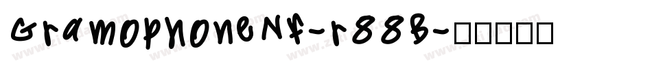 GramophoneNf-r88B字体转换