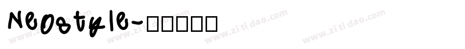 Neostyle字体转换