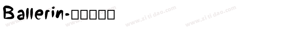 Ballerin字体转换