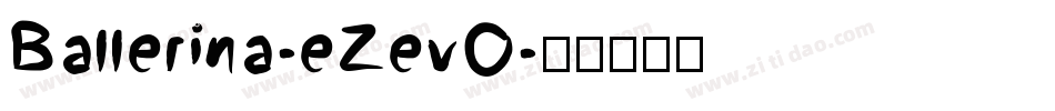 Ballerina-eZevO字体转换