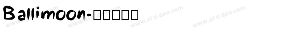 Ballimoon字体转换