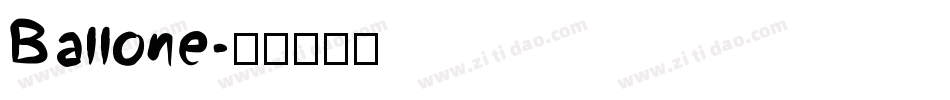 Ballone字体转换