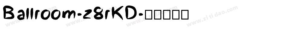 Ballroom-z8rKD字体转换