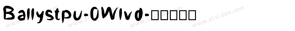 Ballystpu-0Wlvd字体转换