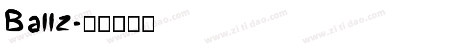 Ballz字体转换
