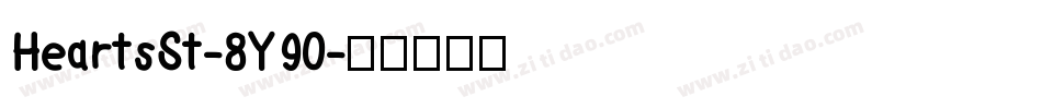 HeartsSt-8Y90字体转换