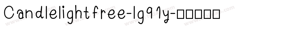 Candlelightfree-lg91y字体转换