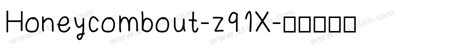 Honeycombout-z91X字体转换