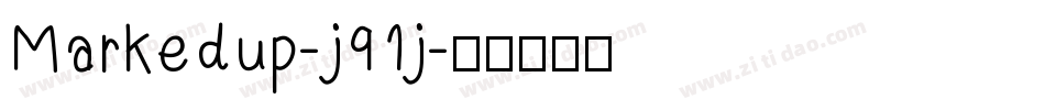 Markedup-j91j字体转换