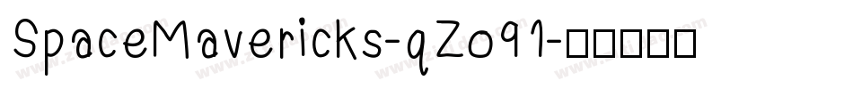 SpaceMavericks-qZo91字体转换