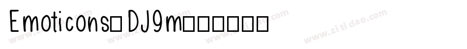Emoticons-DJ9m字体转换