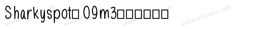 Sharkyspot-O9m3字体转换 Sharkyspot-O9m3字体转换
