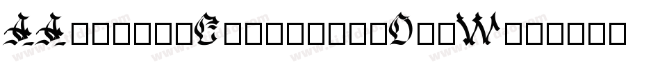 AAutoyesClosely-2OvmW字体转换