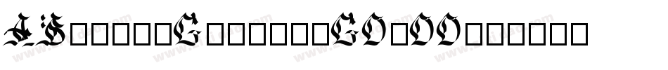 ABatorsGrowth-GOlOO字体转换