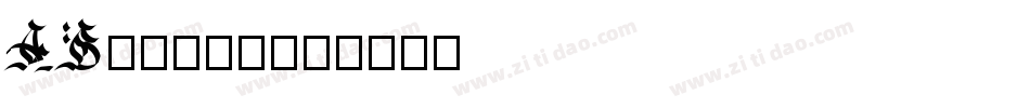 ABeezee字体转换