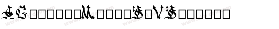 AGrazingMace-BgVB字体转换