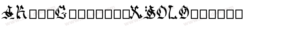 AKtivGrotesk-XBOLD字体转换