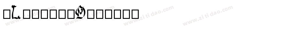 aLancet3D字体转换