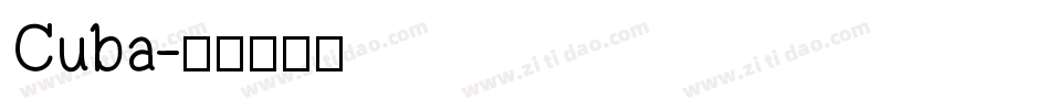 Cuba字体转换