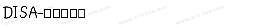 DISA字体转换