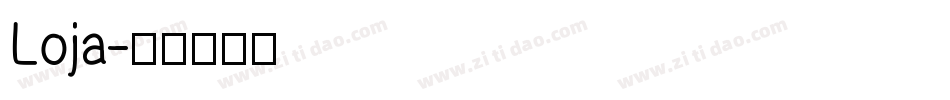 Loja字体转换