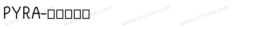 PYRA字体转换