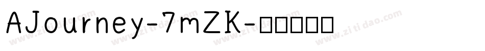 AJourney-7mZK字体转换