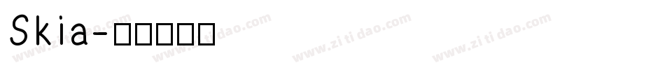 Skia字体转换