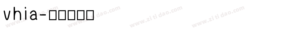 vhia字体转换